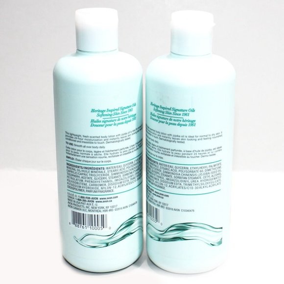 X2 Avon Skin So Soft Original Body Lotion Jojoba 11.8 oz Each - Picture 2 of 2